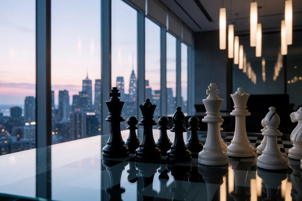 Strategic Chess Metaphor