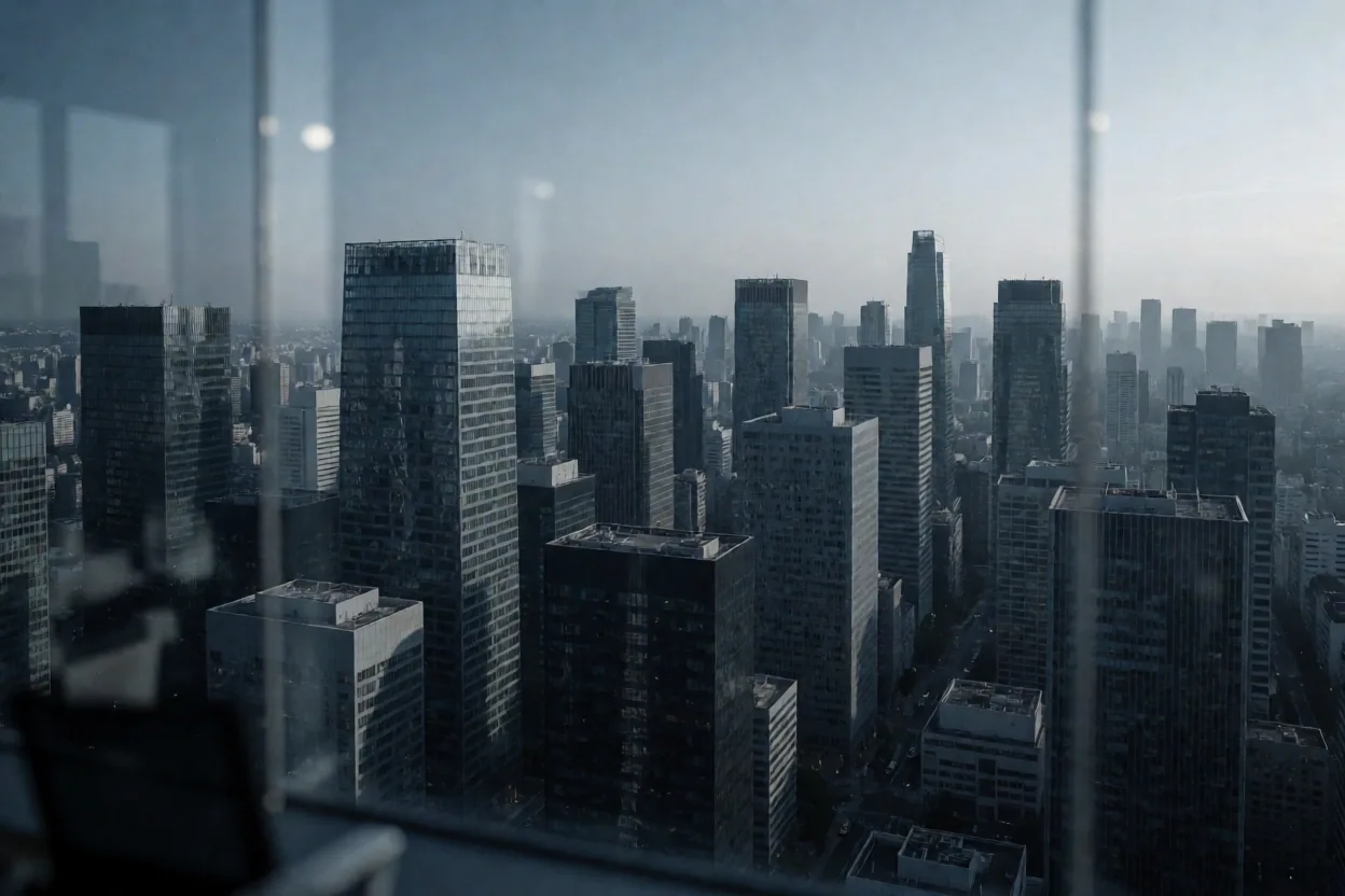 Toronto Financial Core at Dusk